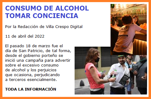 CONSUMO ALCOHOL SAN PATRICIO